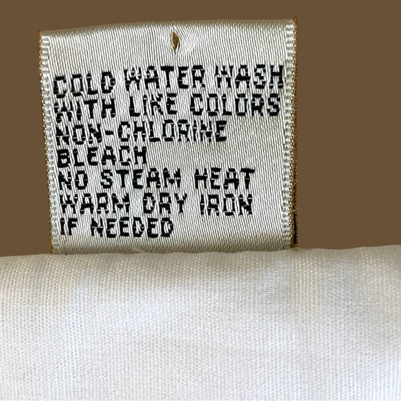 EDWARD WHITE COTTON BUTTON DOWN SHIRT DRESS. WOMEN’S SIZE MEDIUM - Picture 8 of 8